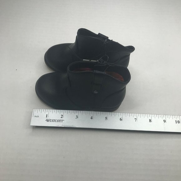 Cat And Jack Boy's Size 7 Black Tiffy Boots New With Tags - Picture 10 of 13